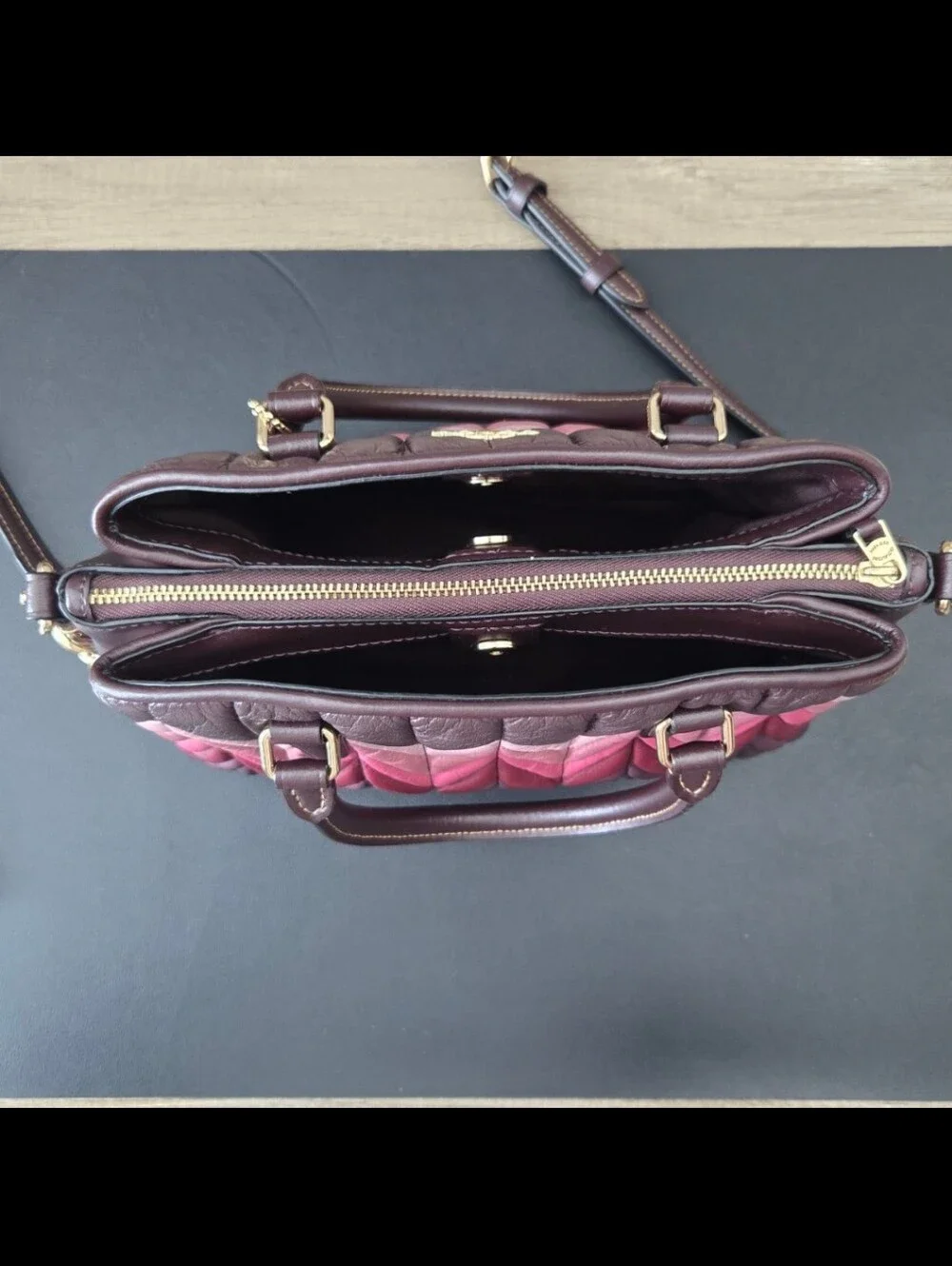 COACH MINI SAGE OMBRE' CARRYALL - Picture 4 of 11